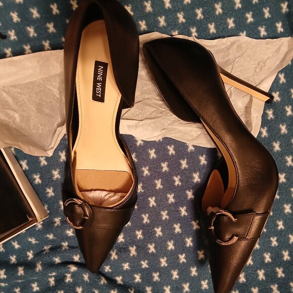 NIB Nine West D'Orsay Finite Pumps  Size 11 - Picture 2 of 4
